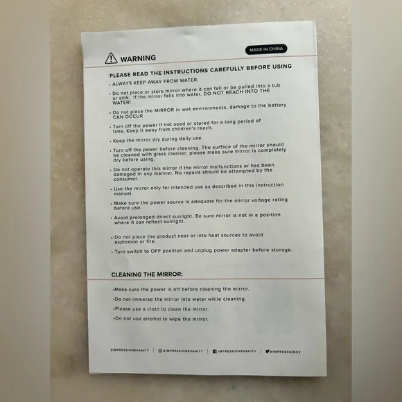 Touch XL Dimmable LED Vanity Mirror w/Bluetooth Speakers-Silver-4 Available💋🪩 - Picture 10 of 10